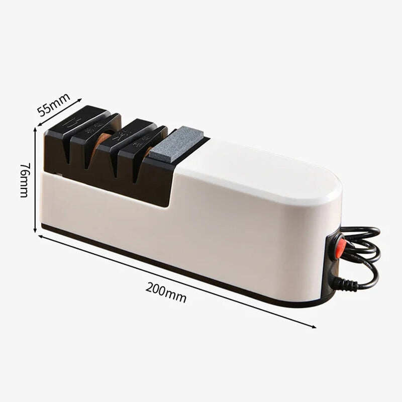 Professional Electric Knife Sharpener – Fast & Precise Sharpening, Multi-Angle Guide for Kitchen & Outdoor Knives