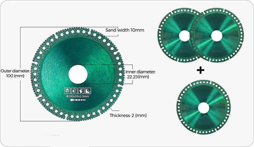 Buy 8 Get 10 Free(18 PCS)Composite Multifunctional Cutting Saw Blade