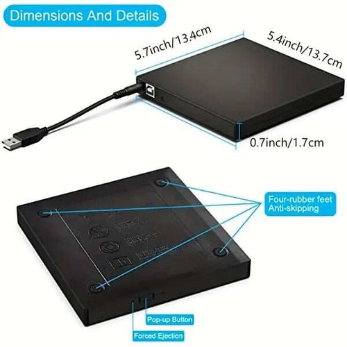 No Disc Drive on Your Laptop? Now You Do! External CD/DVD Burner