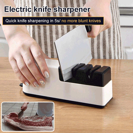 Professional Electric Knife Sharpener – Fast & Precise Sharpening, Multi-Angle Guide for Kitchen & Outdoor Knives