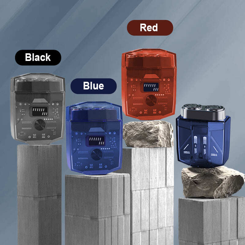 Transparent and Silent Mini Electric Shaver