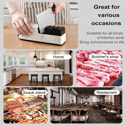 Professional Electric Knife Sharpener – Fast & Precise Sharpening, Multi-Angle Guide for Kitchen & Outdoor Knives