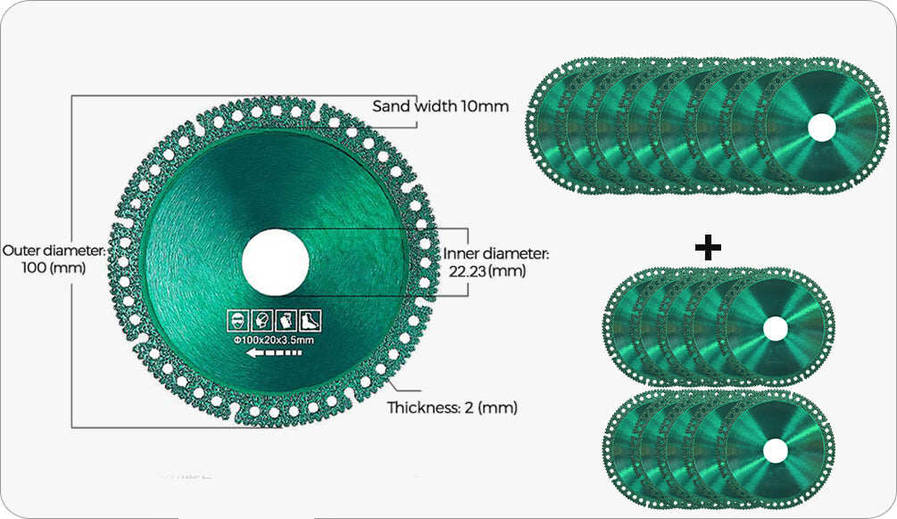 Buy 8 Get 10 Free（18 PCS）Composite Multifunctional Cutting Saw Blade