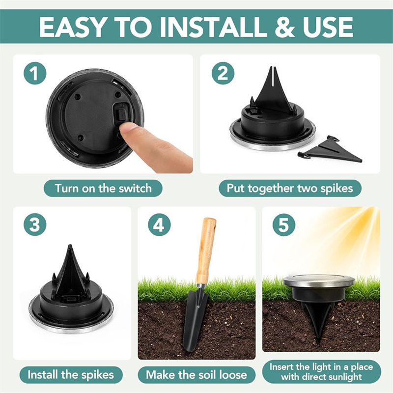 Outdoor Waterproof Solar Ground Light