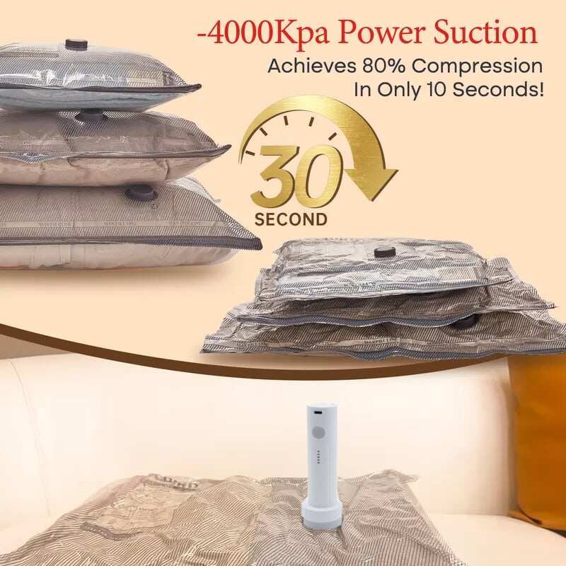 X7 Cordless Travel Vacuum Bag Set