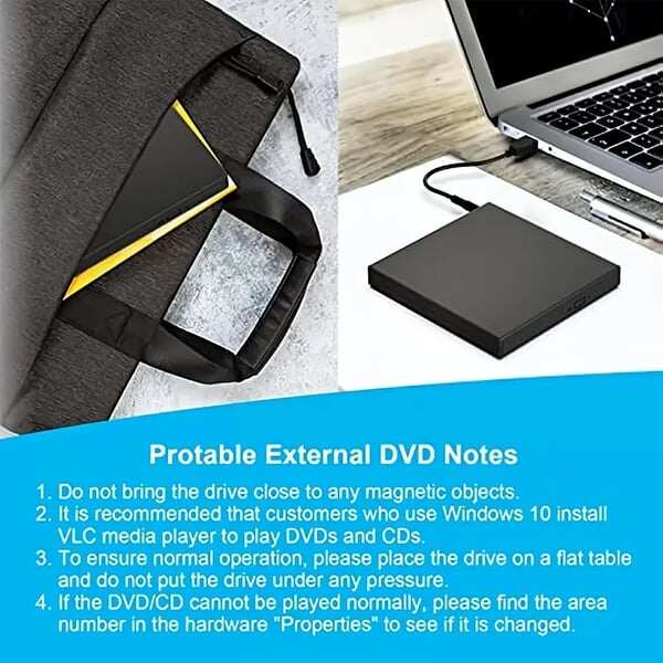 No Disc Drive on Your Laptop? Now You Do! External CD/DVD Burner