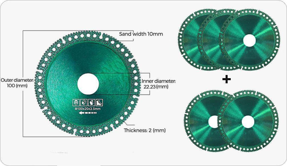 Buy 8 Get 10 Free（18 PCS）Composite Multifunctional Cutting Saw Blade