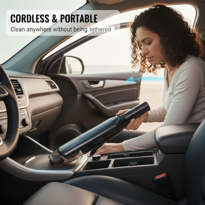 Cordless Handheld Vacuum Cleaner – 13000Pa Suction | 4000mAh Battery | Pet Hair & Car Use