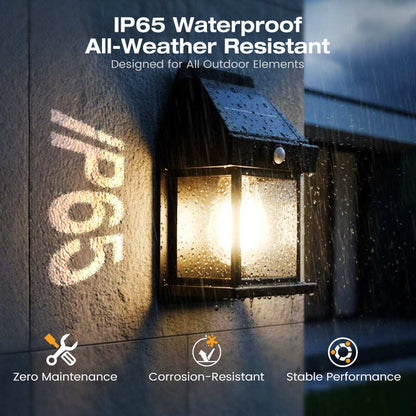 Motion Sensor & Weatherproof, Automatic Dusk to Dawn Operation, Easy Installation for Garden and Pathway