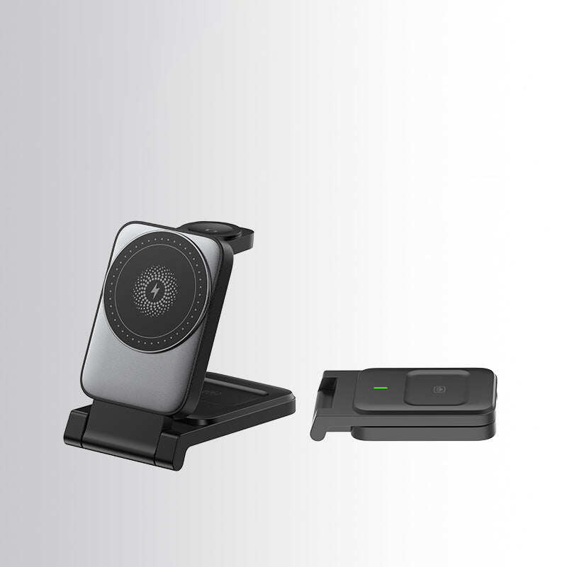 Hot Sale Deals-3-in-1 Foldable Magnetic Wireless Charger
