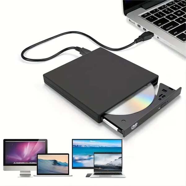 No Disc Drive on Your Laptop? Now You Do! External CD/DVD Burner