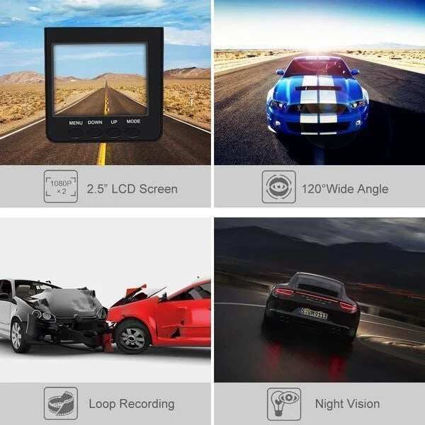 Hot Sale - 1080p HD Night Vision Dash Cam