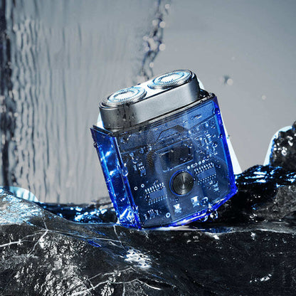 Transparent and Silent Mini Electric Shaver