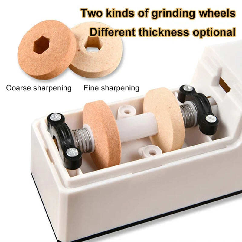 Professional Electric Knife Sharpener – Fast & Precise Sharpening, Multi-Angle Guide for Kitchen & Outdoor Knives