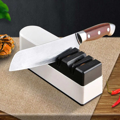 Professional Electric Knife Sharpener – Fast & Precise Sharpening, Multi-Angle Guide for Kitchen & Outdoor Knives