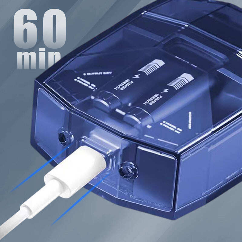 Transparent and Silent Mini Electric Shaver