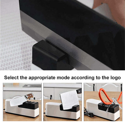 Professional Electric Knife Sharpener – Fast & Precise Sharpening, Multi-Angle Guide for Kitchen & Outdoor Knives