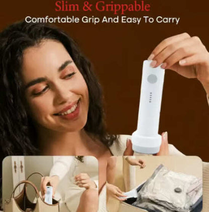 X7 Cordless Travel Vacuum Bag Set