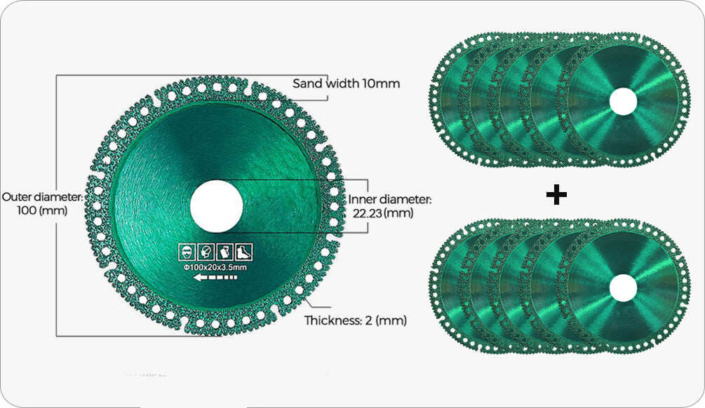Buy 8 Get 10 Free（18 PCS）Composite Multifunctional Cutting Saw Blade