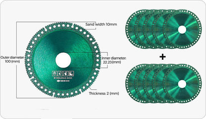 Buy 8 Get 10 Free（18 PCS）Composite Multifunctional Cutting Saw Blade