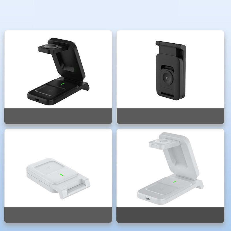 Hot Sale Deals-3-in-1 Foldable Magnetic Wireless Charger