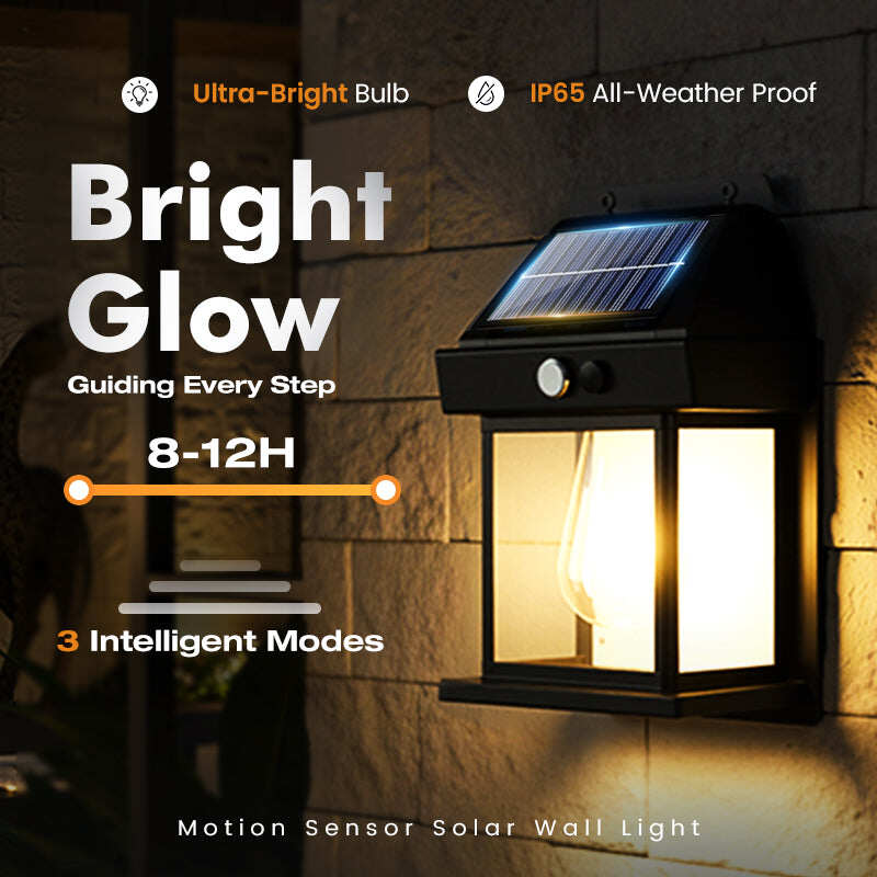 Motion Sensor & Weatherproof, Automatic Dusk to Dawn Operation, Easy Installation for Garden and Pathway