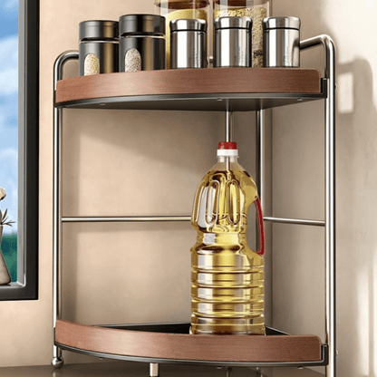 Multi-Layer Corner Storage Organizer Rack
