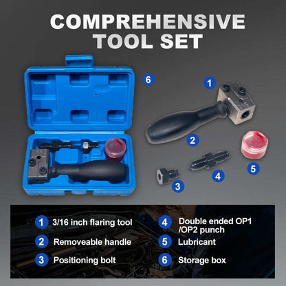 Universal Automotive Brake Pipe Flaring Tool Kit – Professional Grade, Easy to Use & Durable Construction